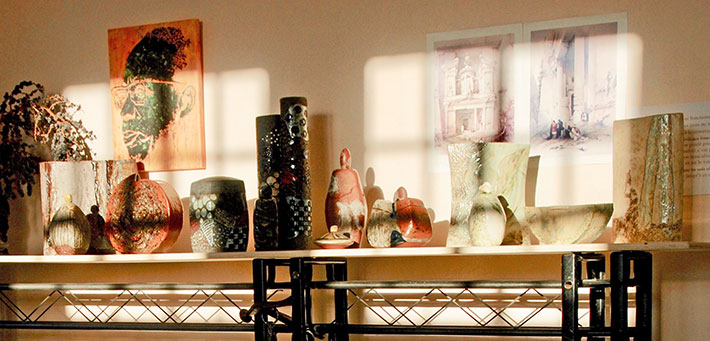 Portrait de céramiste l'atelier de Claude