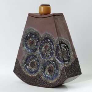 Céramique boîte sculptée "Bouquet"