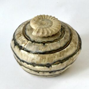 Céramique boîte sculptée "Vertigo"
