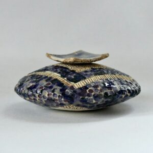 Ceramique disque "variation violet"
